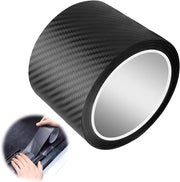 Stili di Porta in Fibra di Carbonio nera 10 cm x 3 m Adesivi Self-Adesivi di Protezione per Auto e Motocicletta