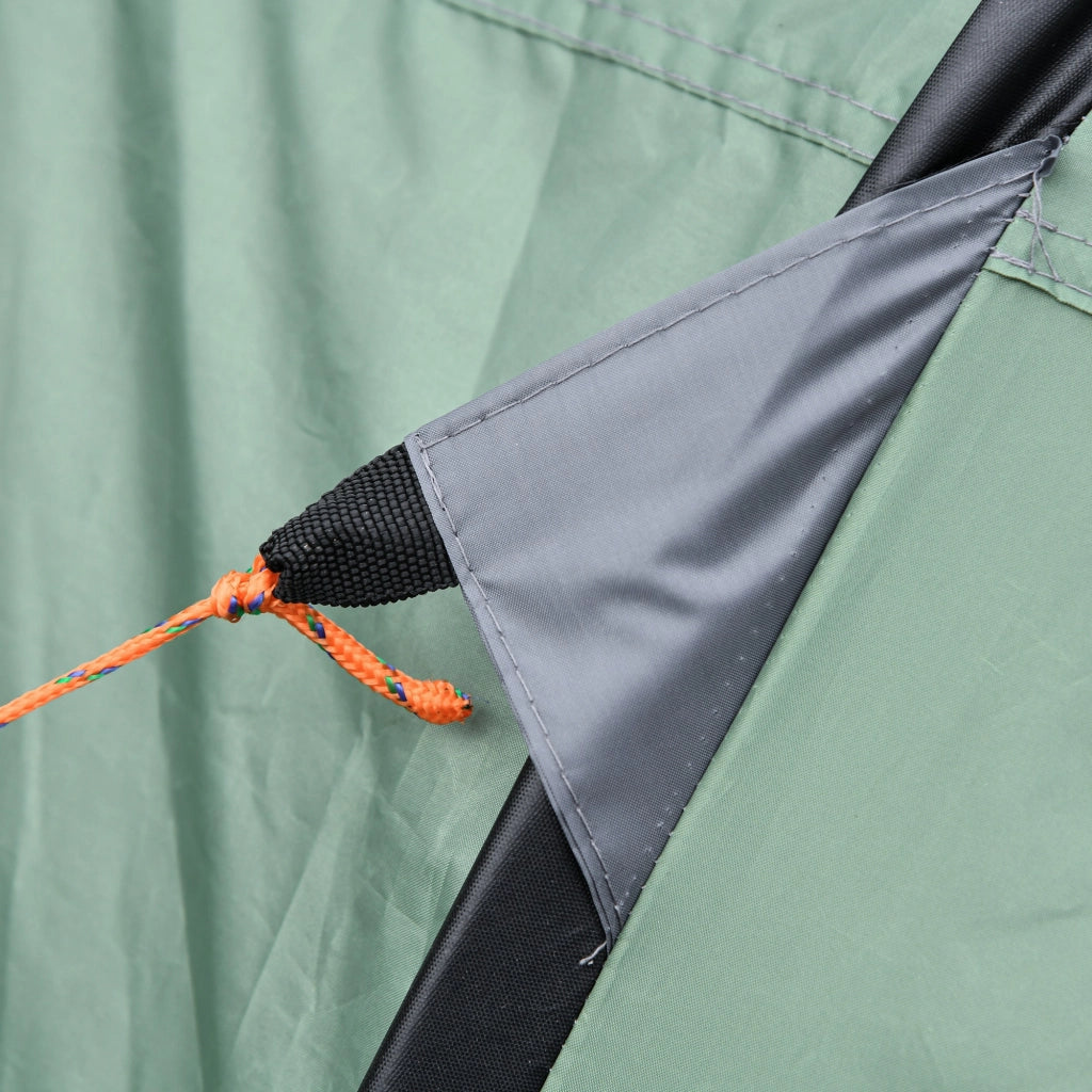 EasyComfort Tenda da Campeggio Pop Up 2 Posti con 2 Porte, 4 Finestre e Telo Impermeabile, 263.5x220x123 cm, Verde Scuro