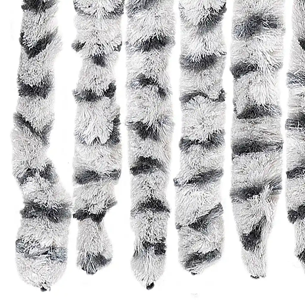 Zanzariera Grigio Chiaro e Grigio Scuro 56x185 cm Ciniglia 325454