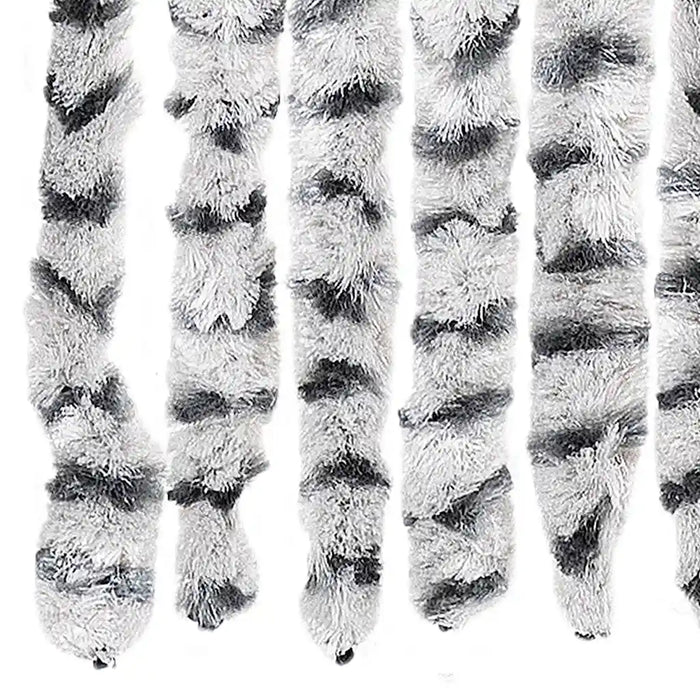 Zanzariera Grigio Chiaro e Grigio Scuro 56x185 cm Ciniglia 325454