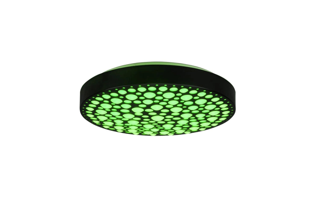 Plafoniera LED CHIZU 22W CCT 2700-6000K nera 40,5cm RL