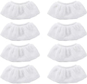 Set di microfibra da stoviglie universale - Pannelli sostitutivi per aspirapolvere a vapore - Adatti a tutti gli aspirapolvere a vapore portatili - Lavabili - Pannelli sostitutivi riciclabili (8-pack - Bianco)