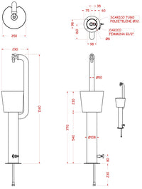 Fontana da Giardino con Doppio Rubinetto e Secchio Belfer 42/ARRC Cactus Ruggine