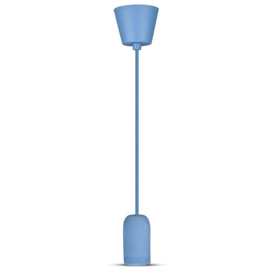 Lampadario in sospensione Cocrete colore azzurro
