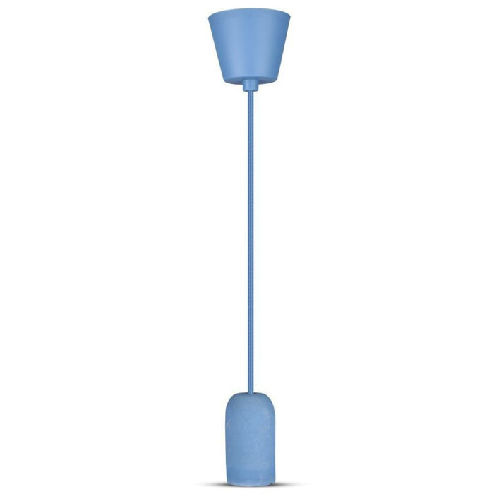 Lampadario in sospensione Cocrete colore azzurro