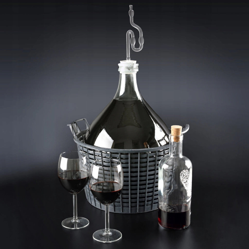 Tubo di fermentazione in plastica KADAX per damigiane di vino e liquori