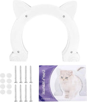 Porta interna senza barriere design porta gatto tunnel per gatti porta per animali porta per gatti bianca