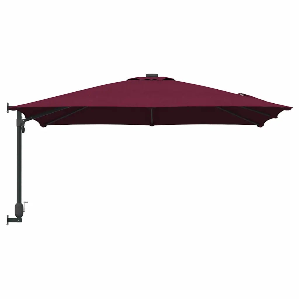 Ombrello da giardino Rosso Bordeaux 248,5 x 247,5 x 160 cm 42003239