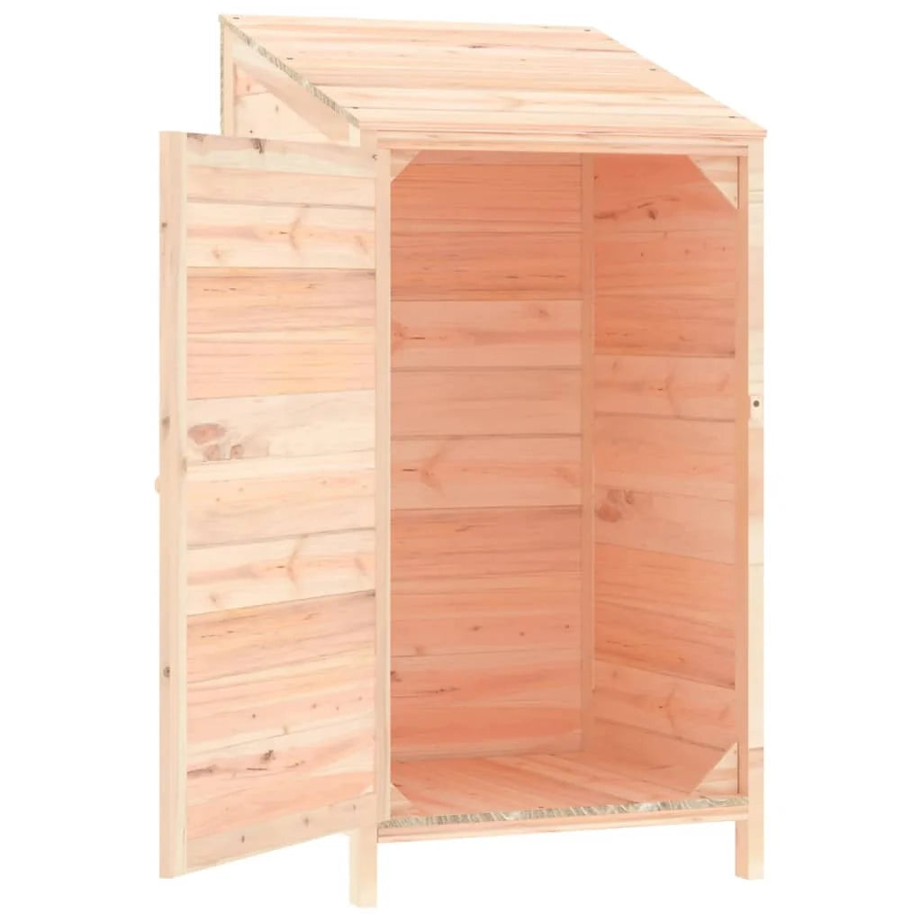 Casetta da giardino 55 x 52 x 112 cm in legno massello di abete marrone 02_0044047