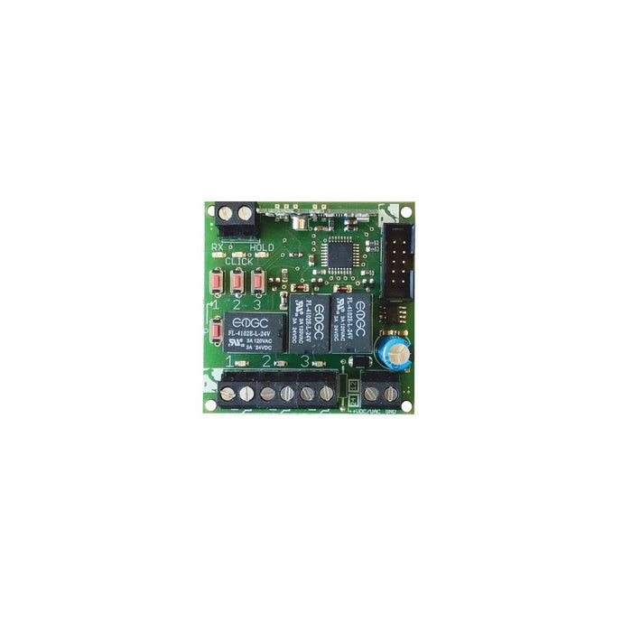 RICEVENTE RADIO R3A 433 MHZ A 3 CANALI AD AUTOAPPRENDIMENTO 24 VAC VDC RADAN4T