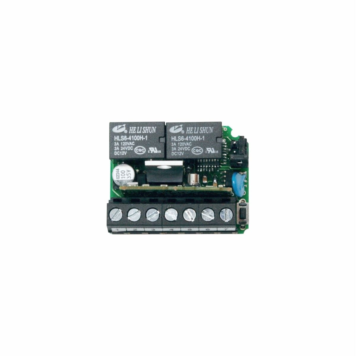 RICEVENTE RADIO R2A 433 MHZ A 2 CANALI AD AUTOAPPRENDIMENTO 12 24V AC DC RADAU4T