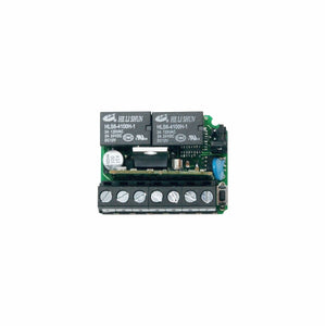 RICEVENTE RADIO R2A 433 MHZ A 2 CANALI AD AUTOAPPRENDIMENTO 12 24V AC DC RADAU4T