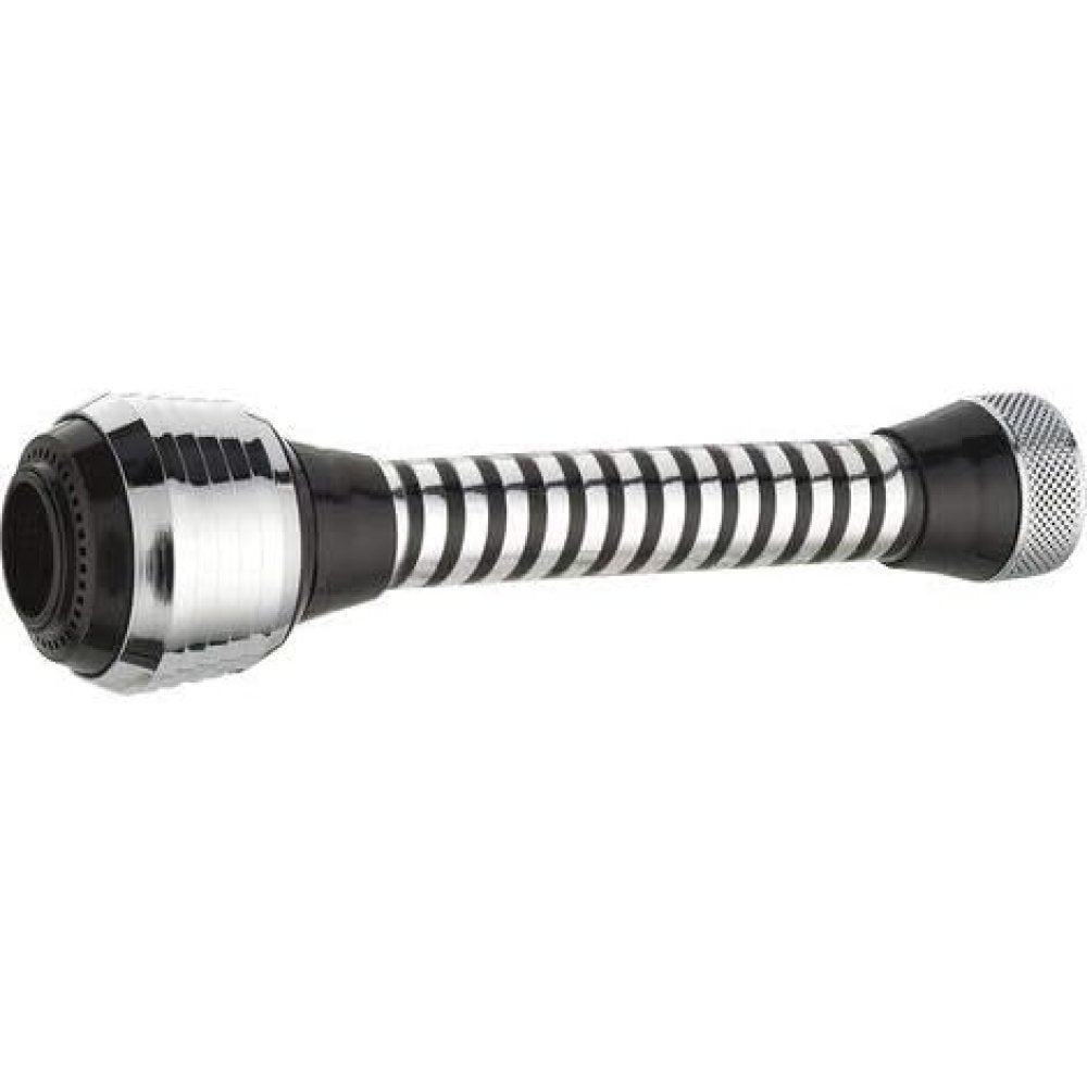 Aeratore prolungato a 2 getti at tacco m22 f24 spirale nero cromo