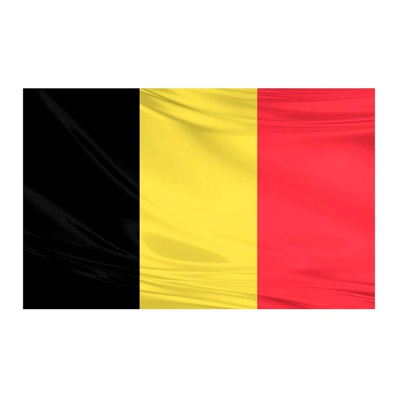 Bandiera Belgio 145X90cm In Tessuto Poliestere Con Passante Per L'Asta