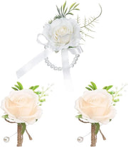 Decorazioni per capelli - 2 pezzi di fiori artificiali - design elegante e raffinato - festa delle spose - adatto per matrimoni e ricevimenti - unico contenuto HTML.
