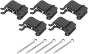 5 insiemi di pastiglie freno bicicletta, pastiglie freno disco semi-metalliche resina M965 BB7 per biciclette XTRM e Zoom, materiale di alta qualità, dissipazione del calore