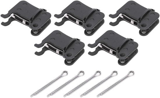 5 insiemi di pastiglie freno bicicletta, pastiglie freno disco semi-metalliche resina M965 BB7 per biciclette XTRM e Zoom, materiale di alta qualità, dissipazione del calore