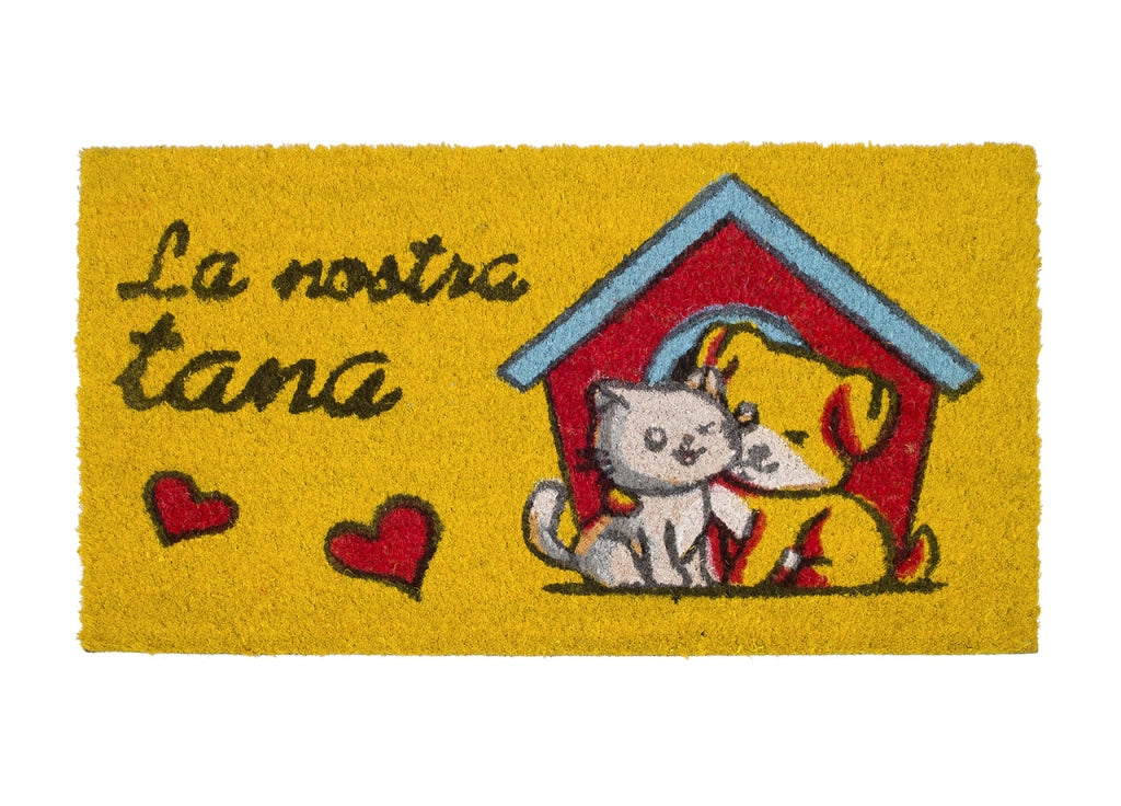 Zerbino Entrata Ingresso Casa Esterno Antiscivolo In Cocco Funny Tana