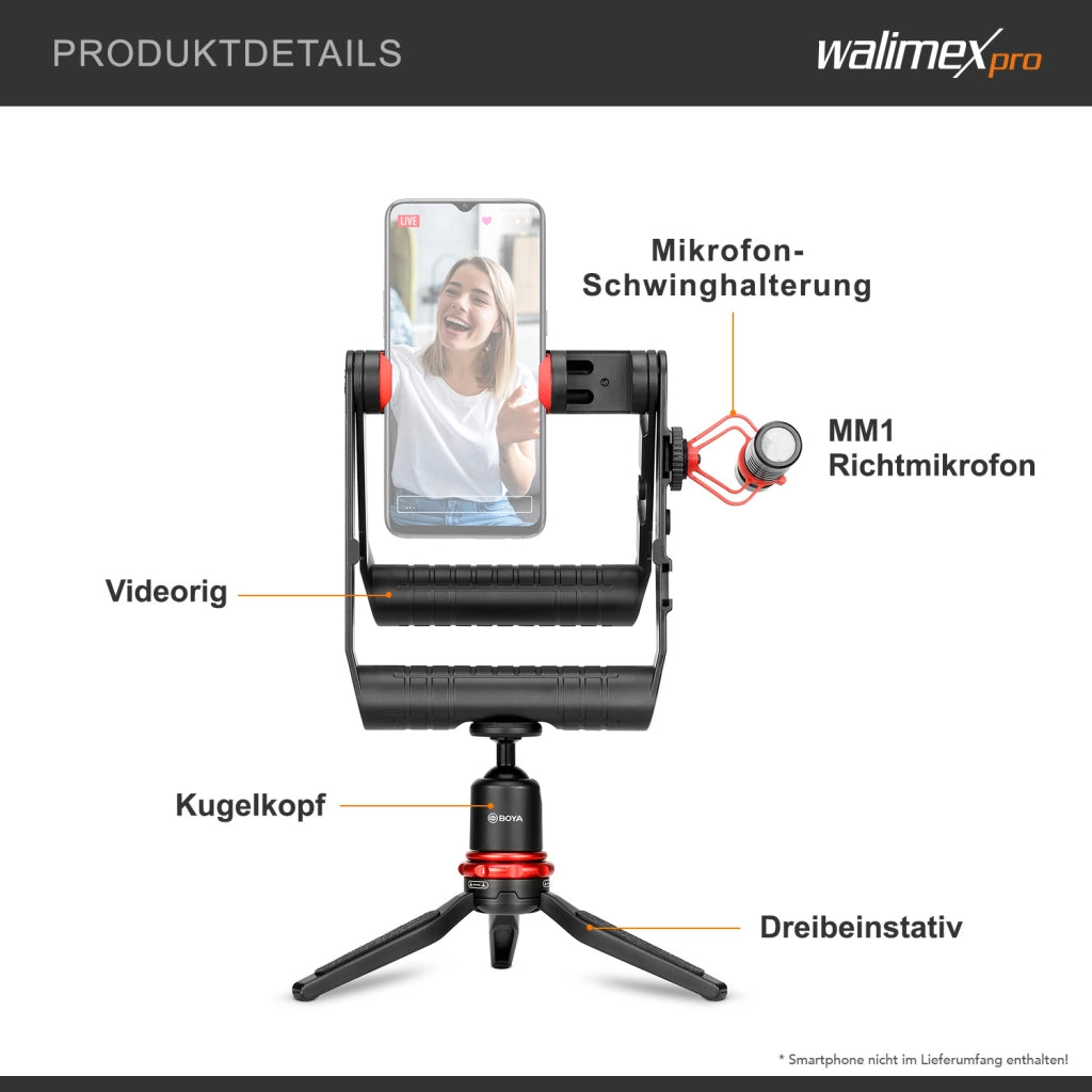 BOYA VG380 Kit video per smartphone