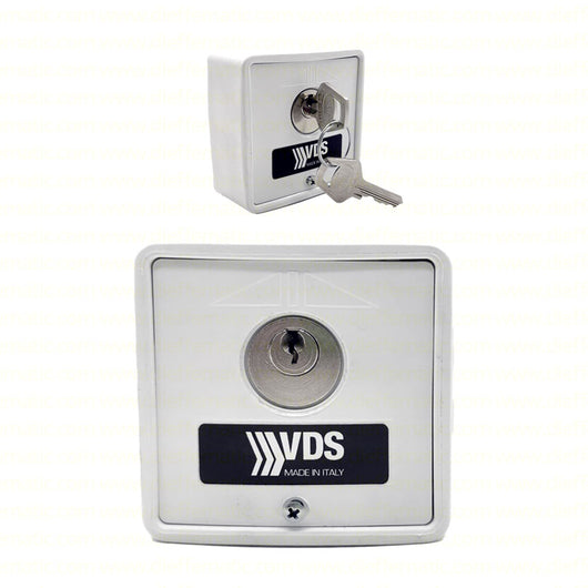 SELETTORE DA ESTERNO START/STOP TECNOPOLIMERO VDS PLA-ABS 198-B BIANCO