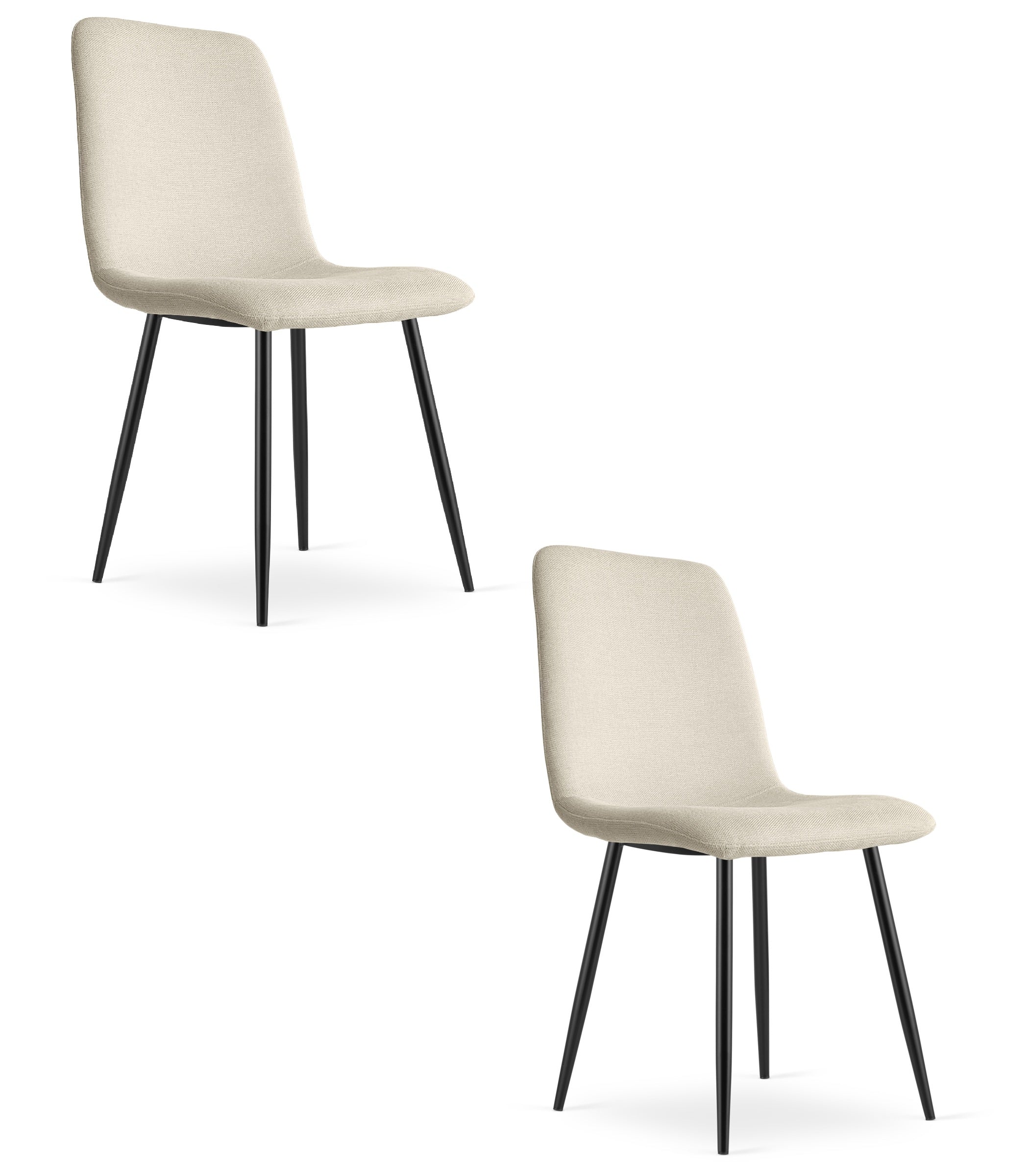 Poltrona imbottita VALORA RIFT per soggiorno - Beige x 2