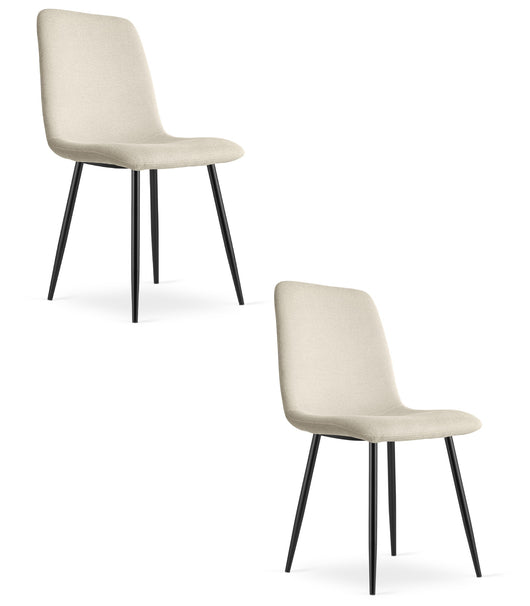 Poltrona imbottita VALORA RIFT per soggiorno - Beige x 2