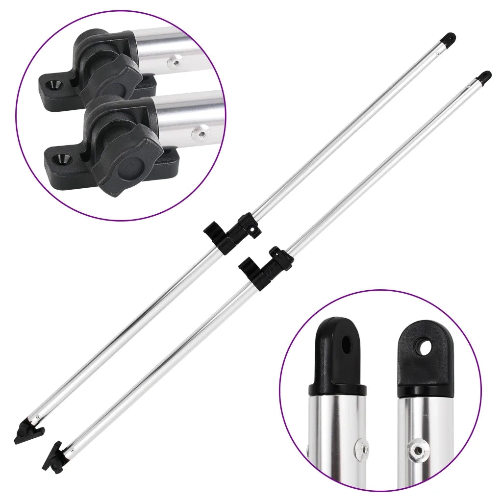Pali di Supporto per Bimini Top 2 pz Alluminio CFW9604221