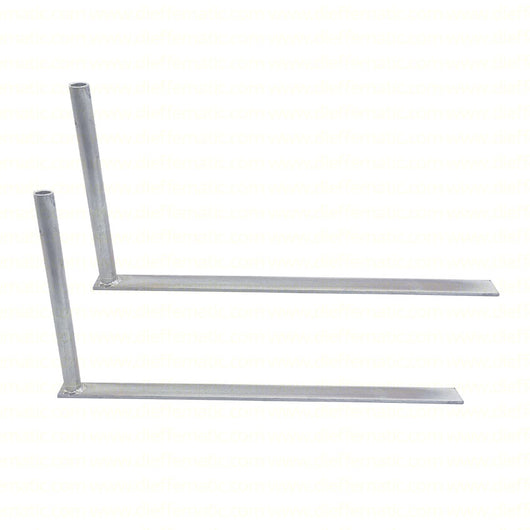 COPPIA BRACCI DRITTI PER 2 MOTORI PORTA BASCULANTE GARAGE BASIC 09 ROCKET