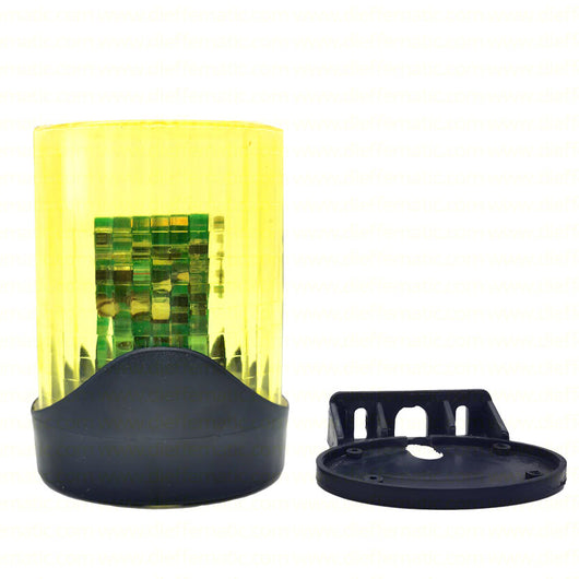 LAMPEGGIANTE A LED UNIVERSALE 220V 230V AUTOMAZIONE CANCELLI MOTORIZZATI GIALLO