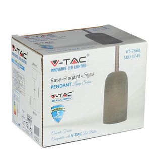 Lampadario in sospensione da interno colore marrone chiaro