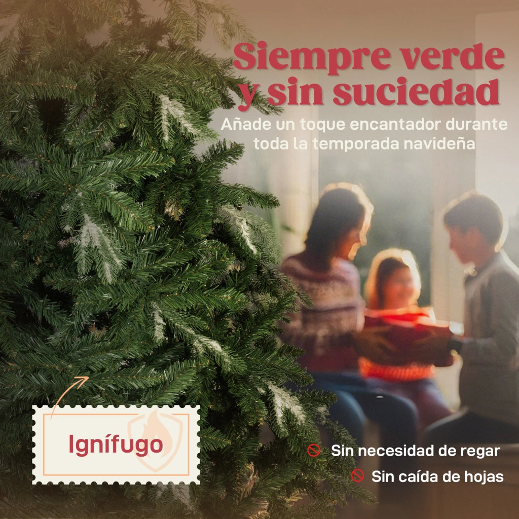 Albero di Natale Artificiale 210 cm ¨C Zephmum ¨C Effetto Neve Pieghevole