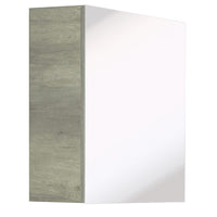 Specchio contenitore quadrato finitura olmo naturale