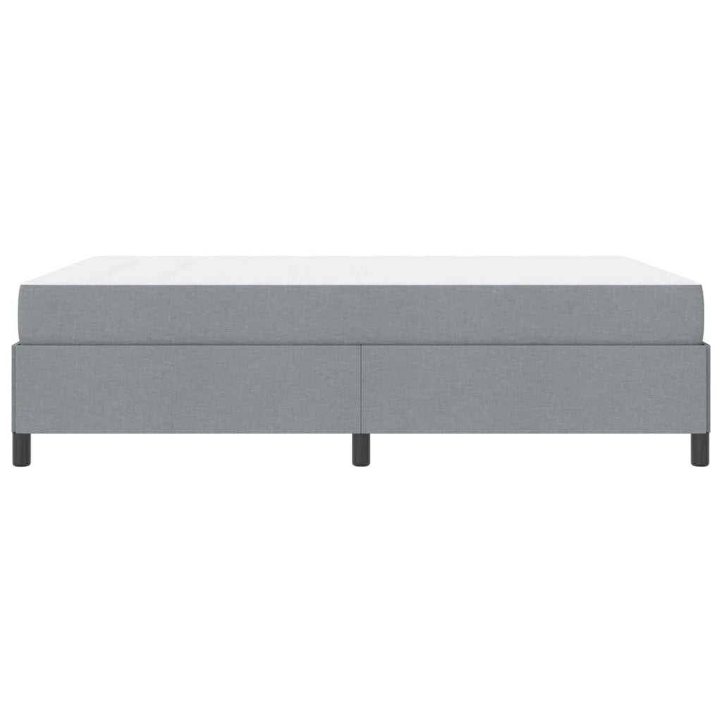 Letto a molle Grigio chiaro 140 x 200 cm Tessuto 3398864