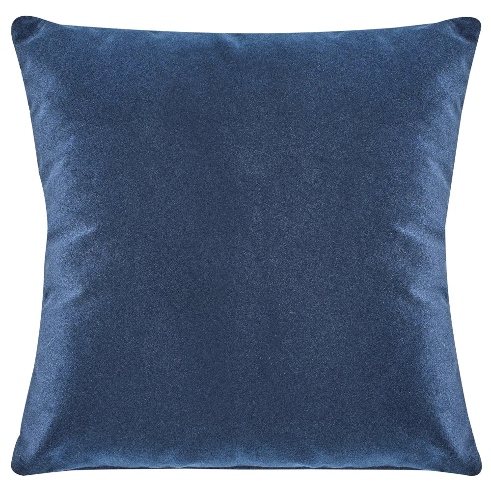 Divano in velluto blu scuro imbottito in poliestere a 3 posti con cuscini decorativi Divano da soggiorno