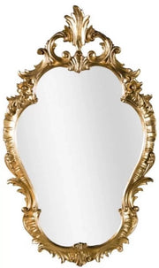 Mobili2g - specchiera in foglia oro misura 58x98x4
