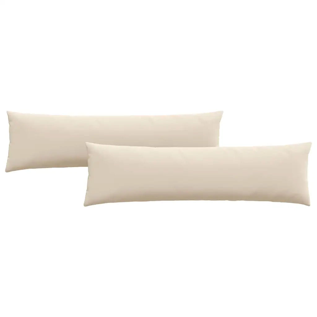 Cuscini da Divano 2 pz | Cuscini per sedie Beige 145 x 40 cm Tessuto