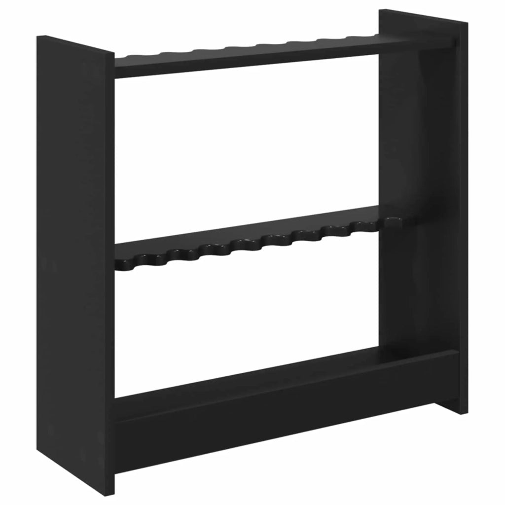 Supporto per stecche da biliardo Legno ingegnerizzato Nero 3429708