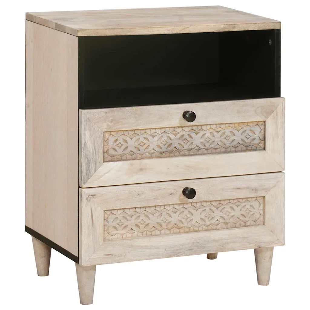 Armadio da Notte Bianco 50 x 33 x 62 cm Legno ingegnerizzato 4018126