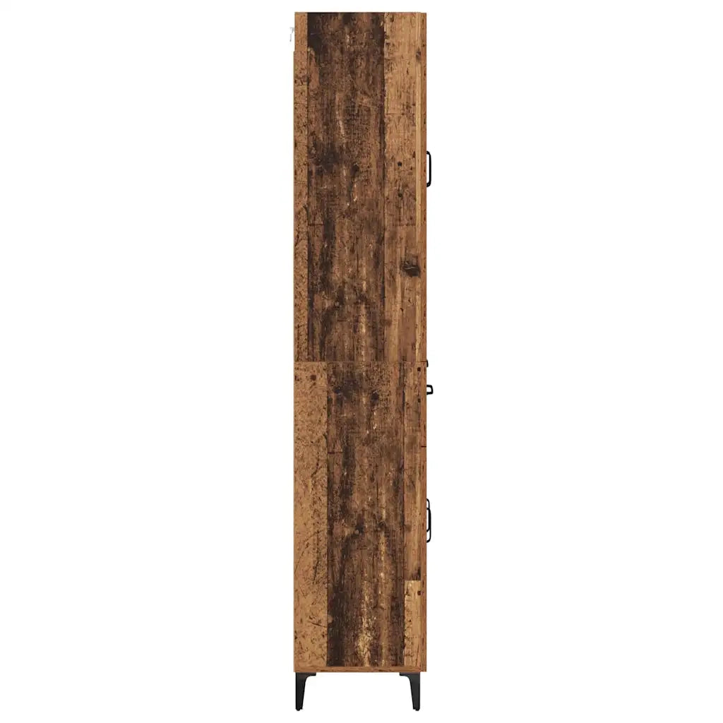 Credenza-Buffet-Armadio da cucina Legno vecchio 69,5 x 34 x 180 cm Legno multistrato 157067