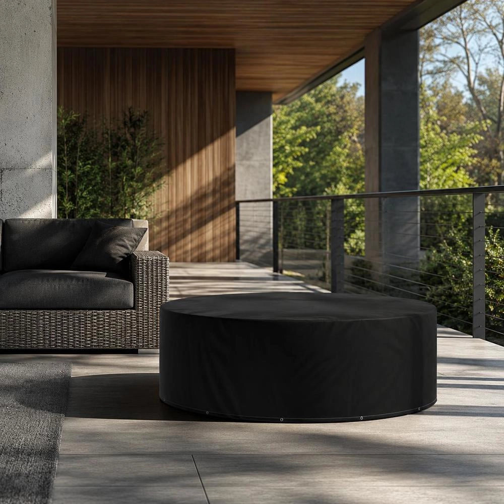 Garden Furniture Cover With 10 Eyelets, 205x90 Cm