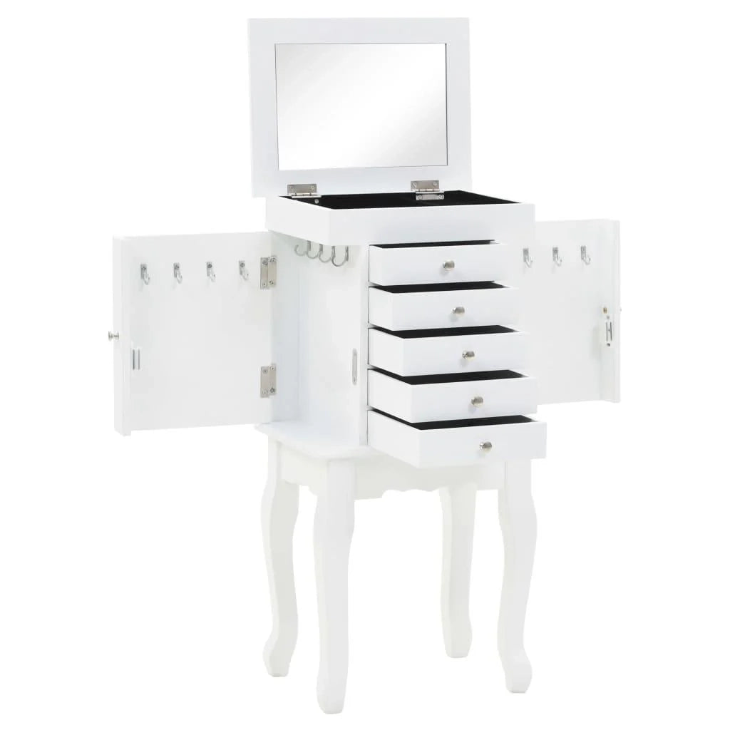 Credenza bianca buffet mobiletto consolle mobiletto portagioielli su gambe 4402050