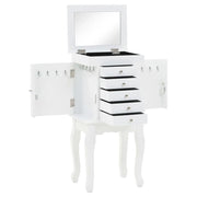 Credenza bianca buffet mobiletto consolle mobiletto portagioielli su gambe 4402050