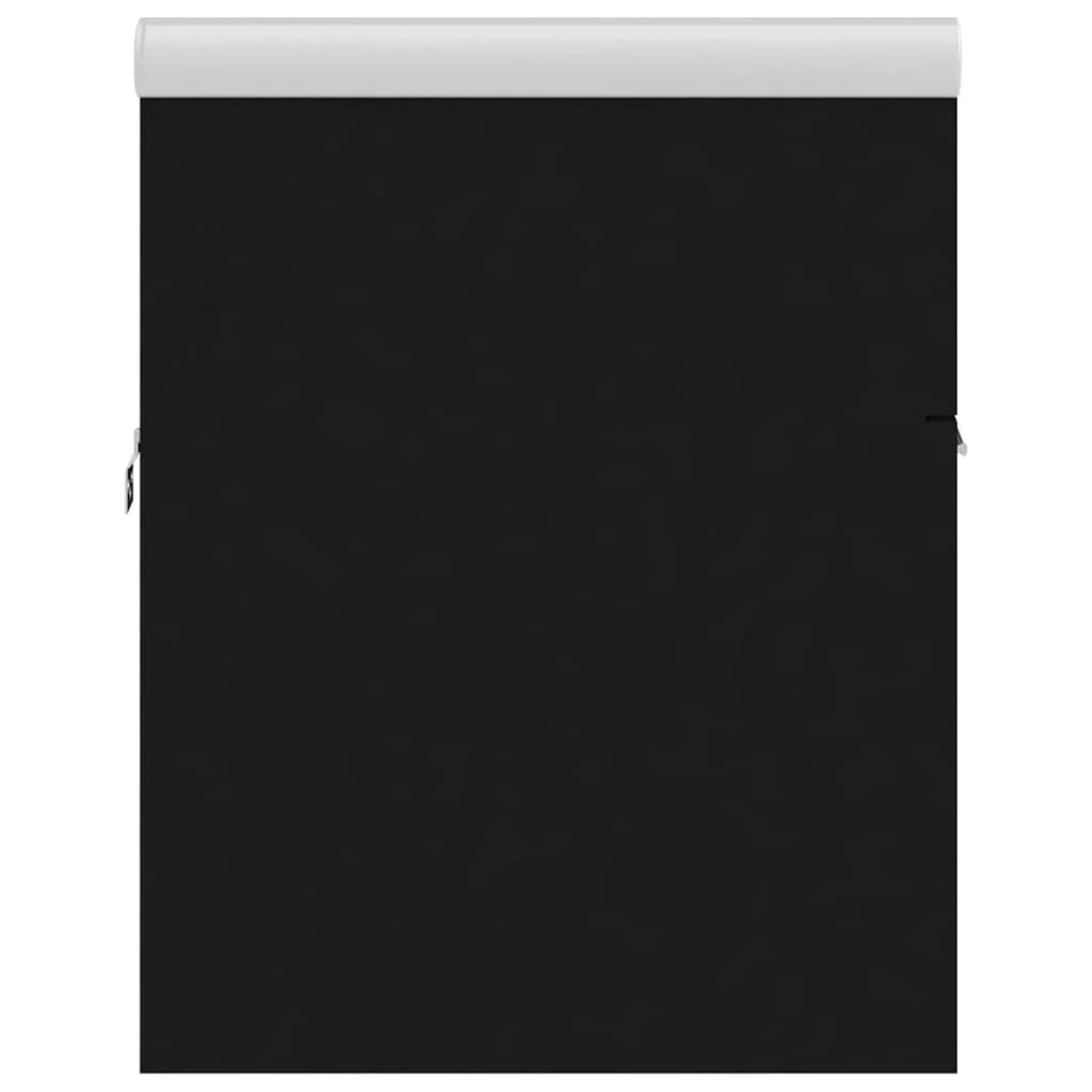 Mobile lavabo con vasca integrata 90 x 38,5 x 46 cm truciolare nero 02_0006512