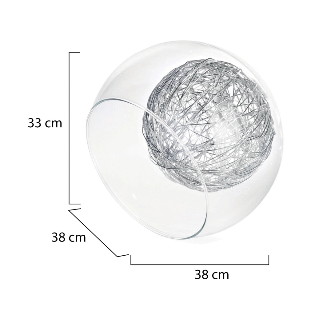Gurro, Lampada a Sospensione, Argento