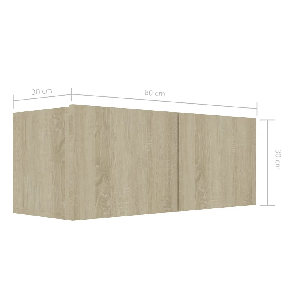 Set di Mobili Porta TV 7 pz Rovere Sonoma in Legno Multistrato 3079027