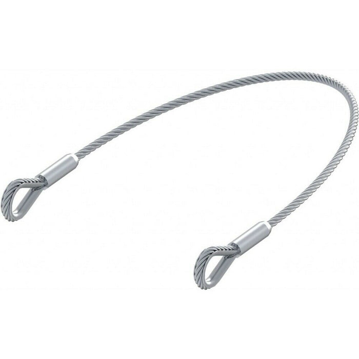 CAVO CORDINO DI SICUREZZA PER CANCELLI A BATTENTE 700 MM ACCIAIO INOX ANTICADUTA