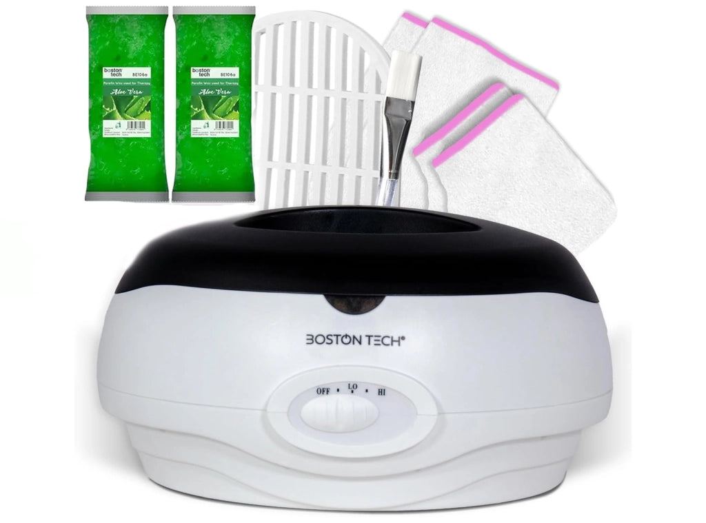 Bagno di Paraffina per Mani di Boston Tech Sollievo per Dolore Muscolare e Artrite Idrata Ammorbidisce e Rivitalizza la Pelle Capacità 3L 2 Blocchi di Cera Accessori Premium