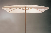 ombrellone in legno 6 stecche palo da ø mm 48 cm 200x300 bianco cod:ferx.37508