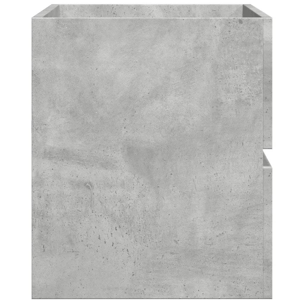 Mobile Lavabo | Armadio Lavabo Grigio Cemento 90x38,5x45 cm in Legno Multistrato