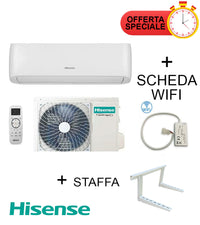 Climatizzatore  Hisense 18000 Btu + Staffa + SCHEDA WIFI W4GX  Inverter Serie EASY SMART R-32 Wi-Fi Optional